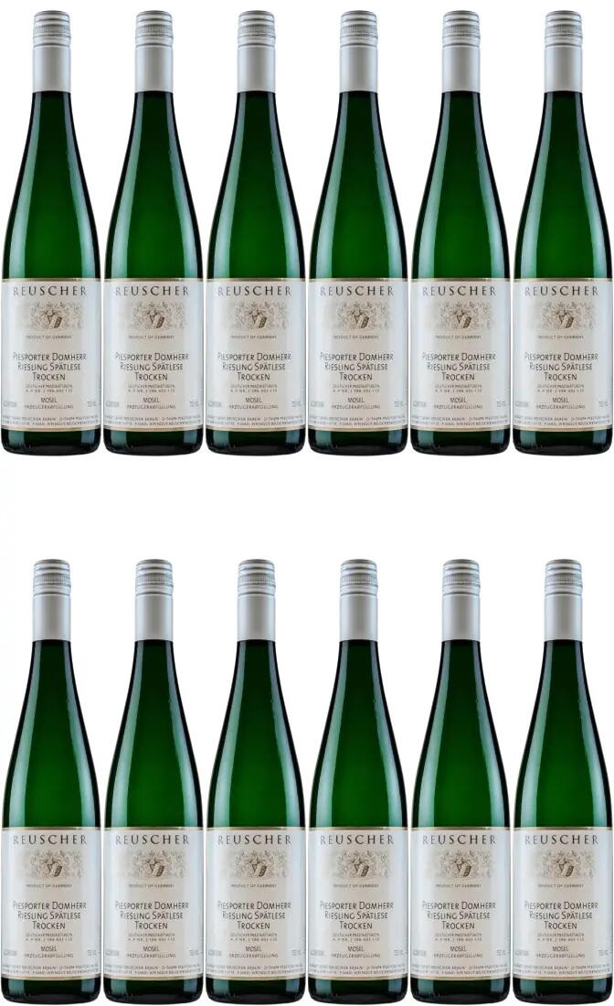 Kellerpaket – 12 Flaschen direkt vom Weingut 2024er Piesporter Domherr Spätlese Riesling Trocken