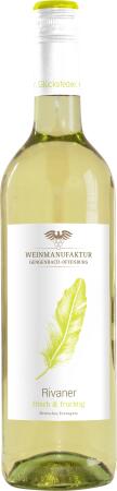 2024 Glücksfeder Rivaner Qualitätswein feinherb 0,75L