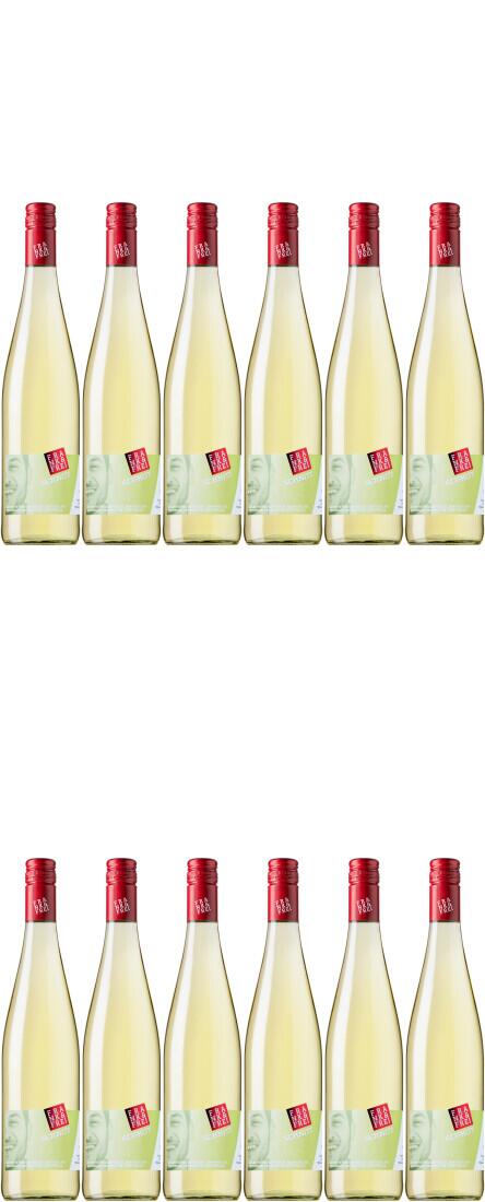 12er Paket - Frank & Frei - Müller Thurgau - trocken !Versandkostenfrei!