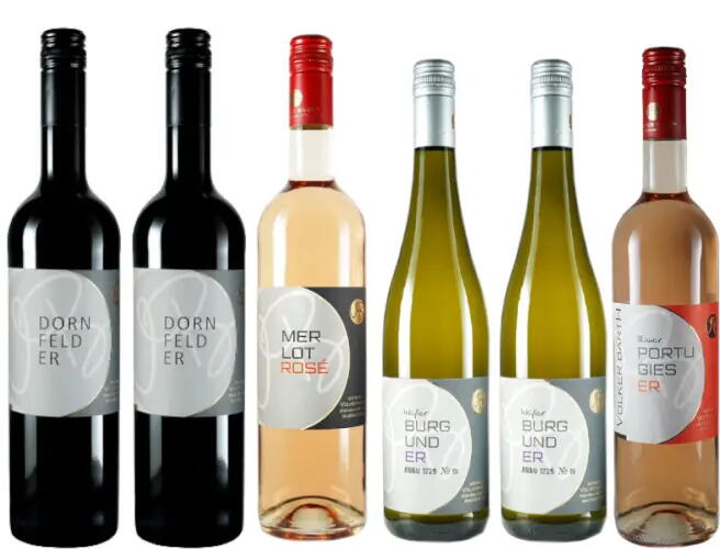 Probierpaket halbtrockene Weine; 6 Fl.