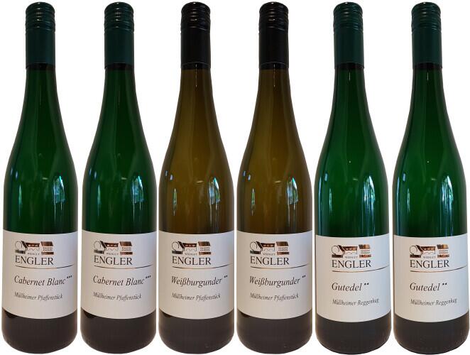 6er weiß|wein  |  Unser "Weißwein-Paket"