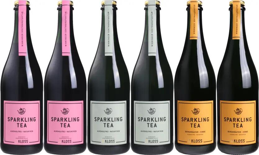 PAKET 5 PROBIERSET SPARKLING TEA - UNSERE GEWINNER - ALKOHOLFREI