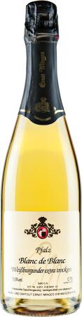 0 Blanc de Blanc Weißburgunder extra trocken Sekt