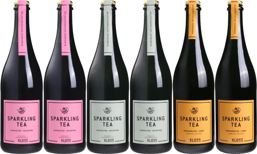 PAKET 5 PROBIERSET SPARKLING TEA - UNSERE GEWINNER - ALKOHOLFREI
