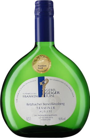2020 Traminer Auslese Retzbacher Benediktusberg