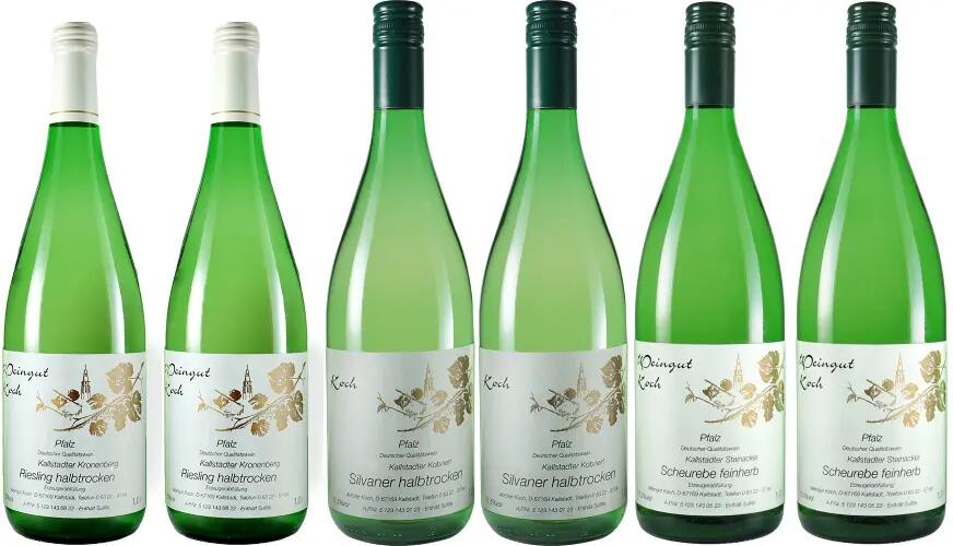  Weißweine  halbtrocken / Schorleweine