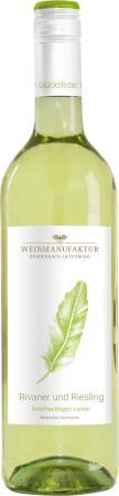 2024 Glücksfeder Rivaner & Riesling Qualitätswein feinfruchtiges Cuveé 0,75L