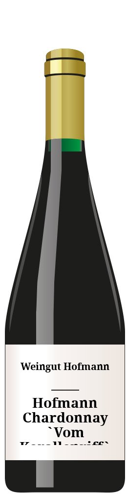 2018 Hofmann Chardonnay `Vom Korallenriff` trocken