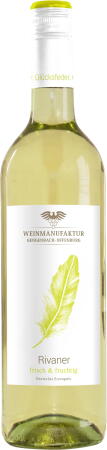 2024 Glücksfeder Rivaner Qualitätswein feinherb 0,75L