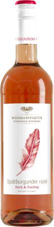 2024 Glücksfeder Spätburgunder Rosé Qualitätswein 0,75L