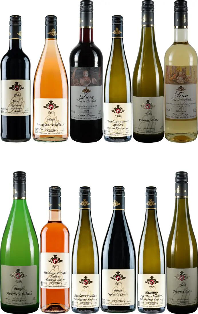 Schnupperpaket III: Weiß-, Rosé- und Rotweine - lieblich