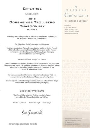 2018 Dorsheimer Trollberg Chardonnay