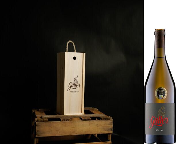 Magnum Flasche mit Holzkiste