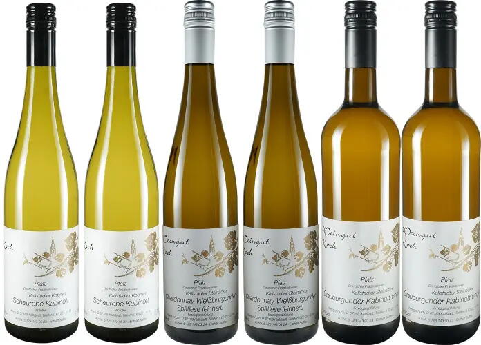Koch´s  Weißweine von mild bis trocken